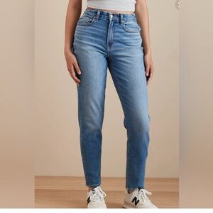 AE stretch mom jeans